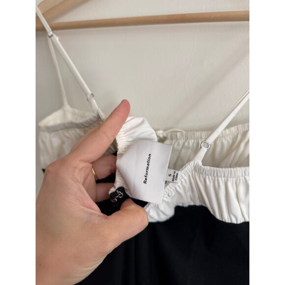 REFORMATION Sadie Mini Black Knit Dress Size Small - Picture 7 of 7